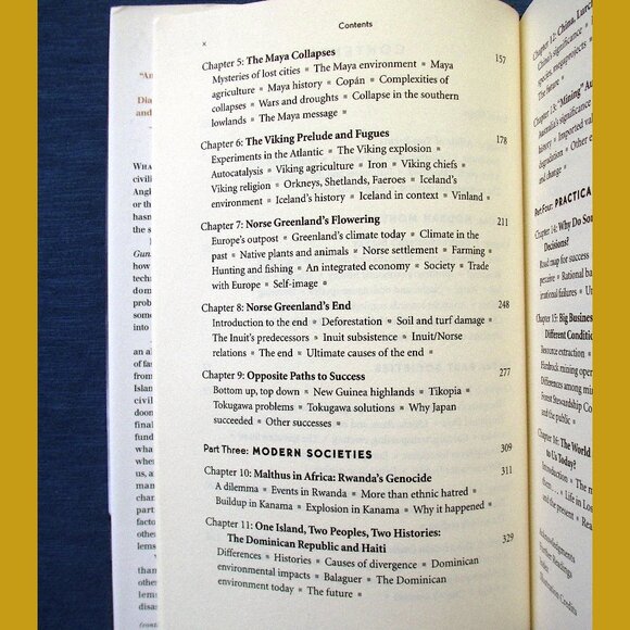 Book - Collapse: How Societies Choose to Fail or Succeed, by Jared Diamond - Picture 8 of 15
